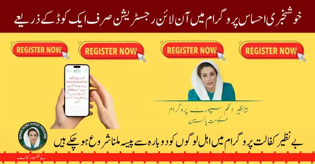 Ehsaas 8171 Program Online Registartion Through Code 2025 Latest September Update