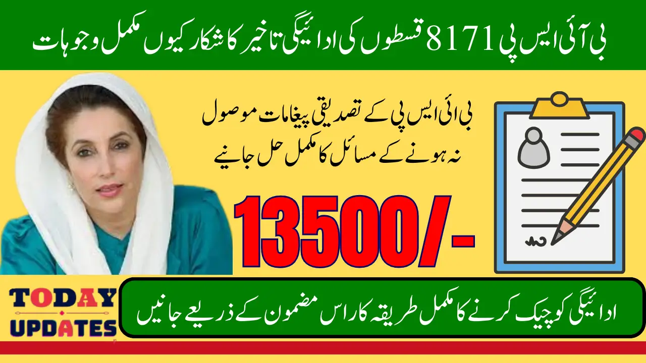 BISP 8171 Payment Delay 2025 Reasons Behind Late Payments & Verification Alternative Methods