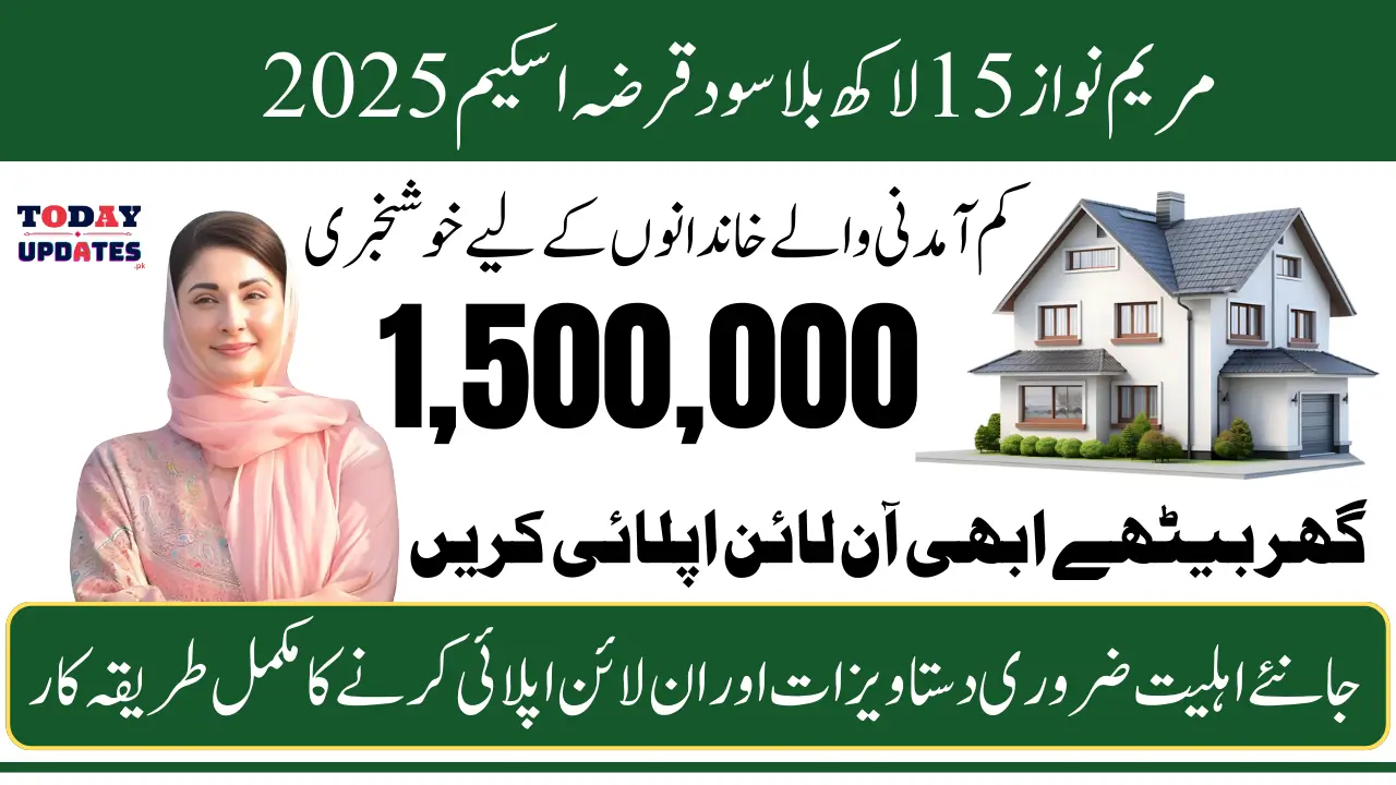 Maryam Nawaz 15 Lakh Loan Scheme 2025 Step-by-Step Guide To Apply Online