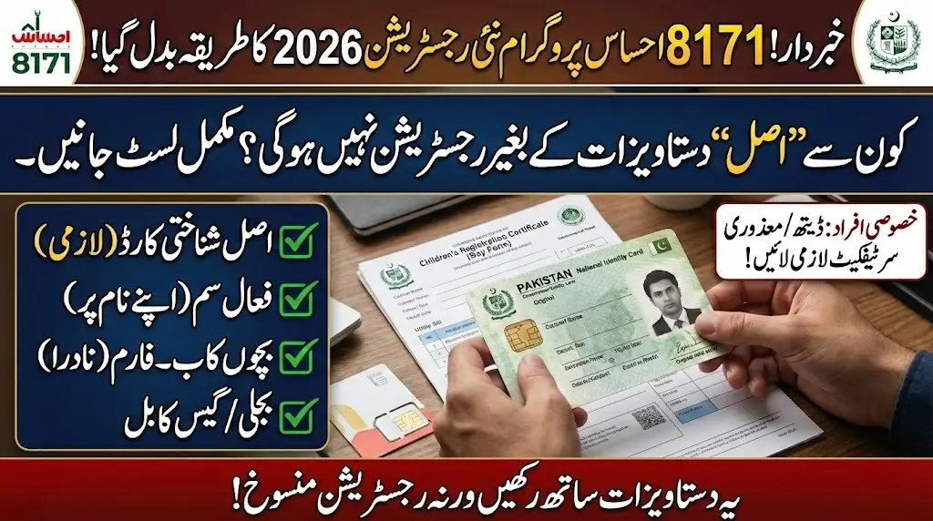 Required Documents for Ehsaas Program Registration Get Ready for 2026