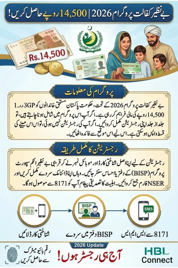 Get Assistance on Registration in Ehsaas Kafalat Program 2026