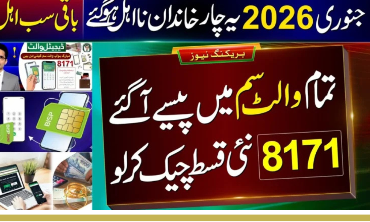 8171 Web Portal 2026 – How to Check BISP Eligibility, Payments, CNIC and More