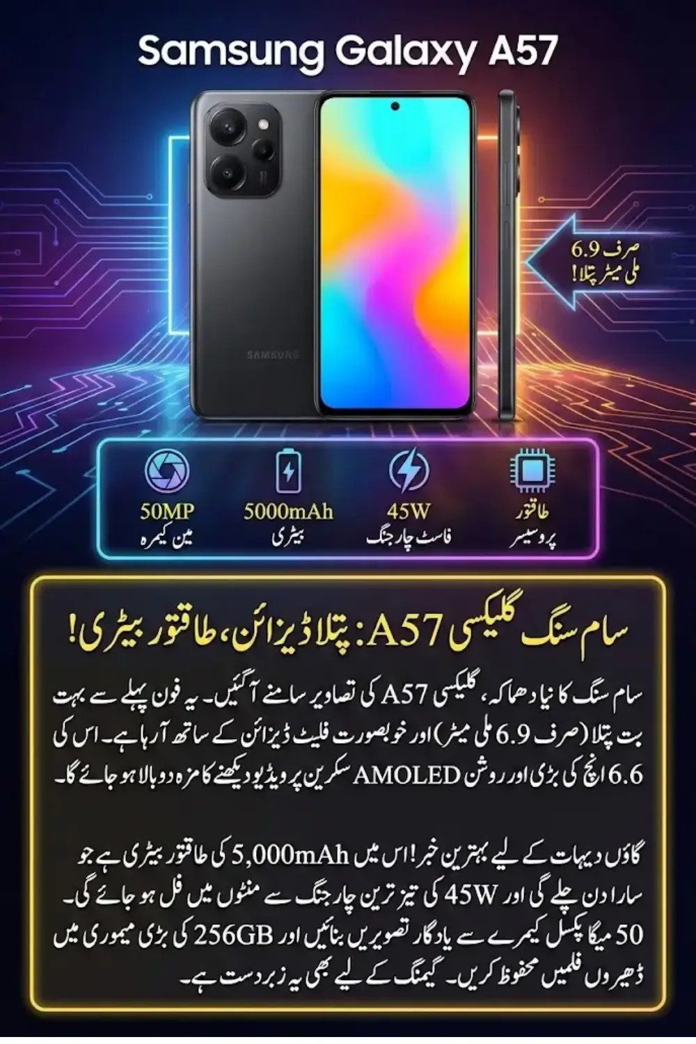 Samsung Galaxy A57 Leaks Design Specs Camera and Release Date Details Check Now