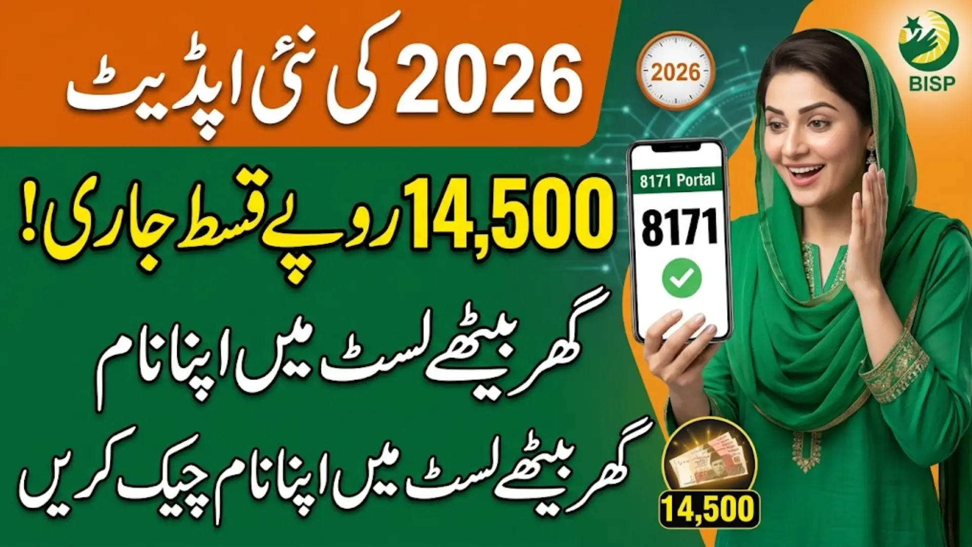 How to Check 14,500 Payment Through 8171 Web Portal Latest Update