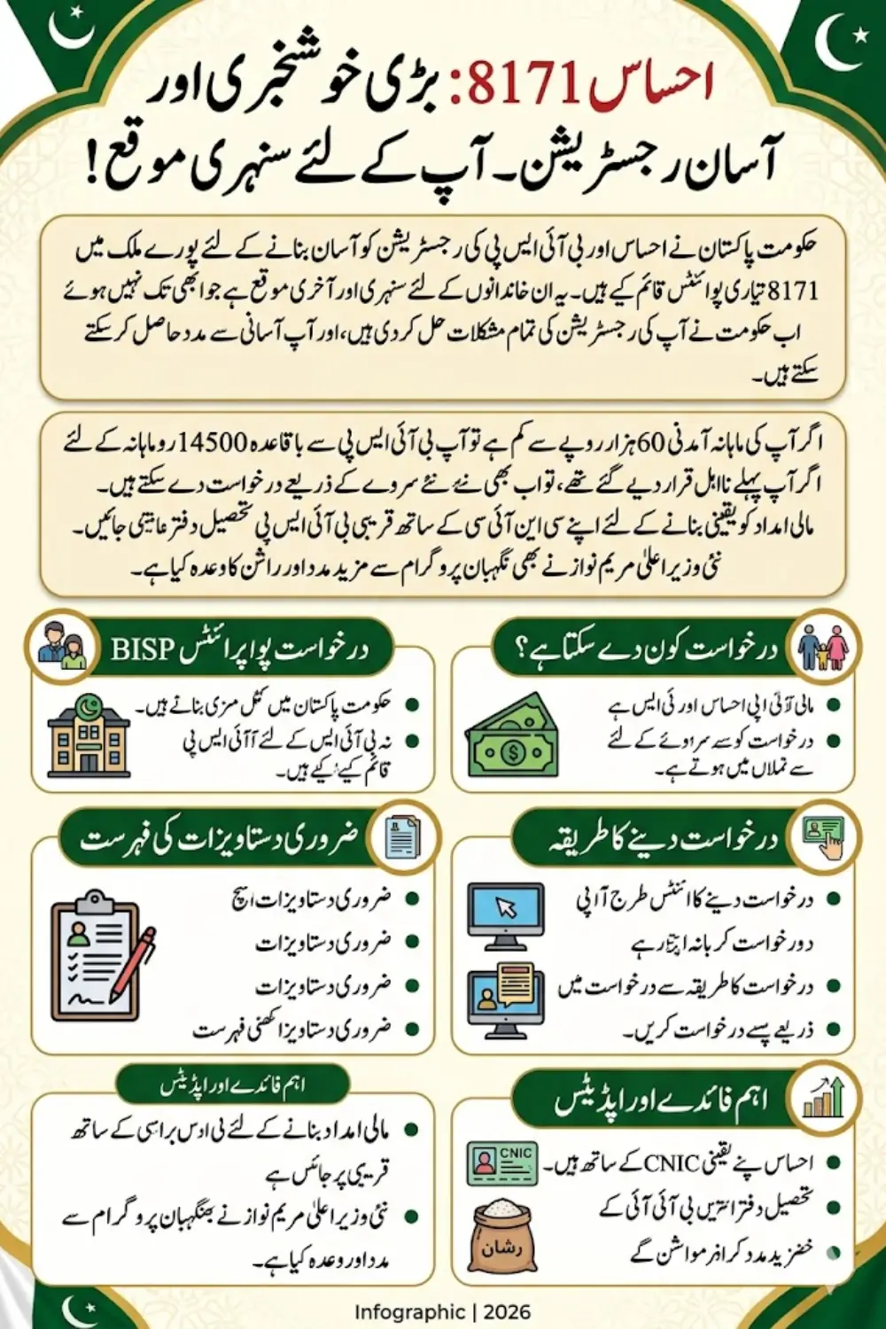 Step-by-Step: Register Online with Ehsaas 8171 Preparation Point