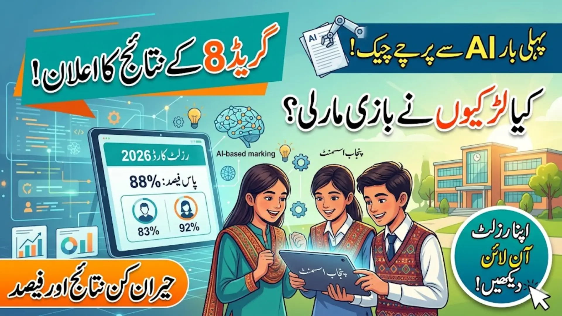 Grade 8 Assessment Results Announced 2026 on PECTAA Portal in Punjab