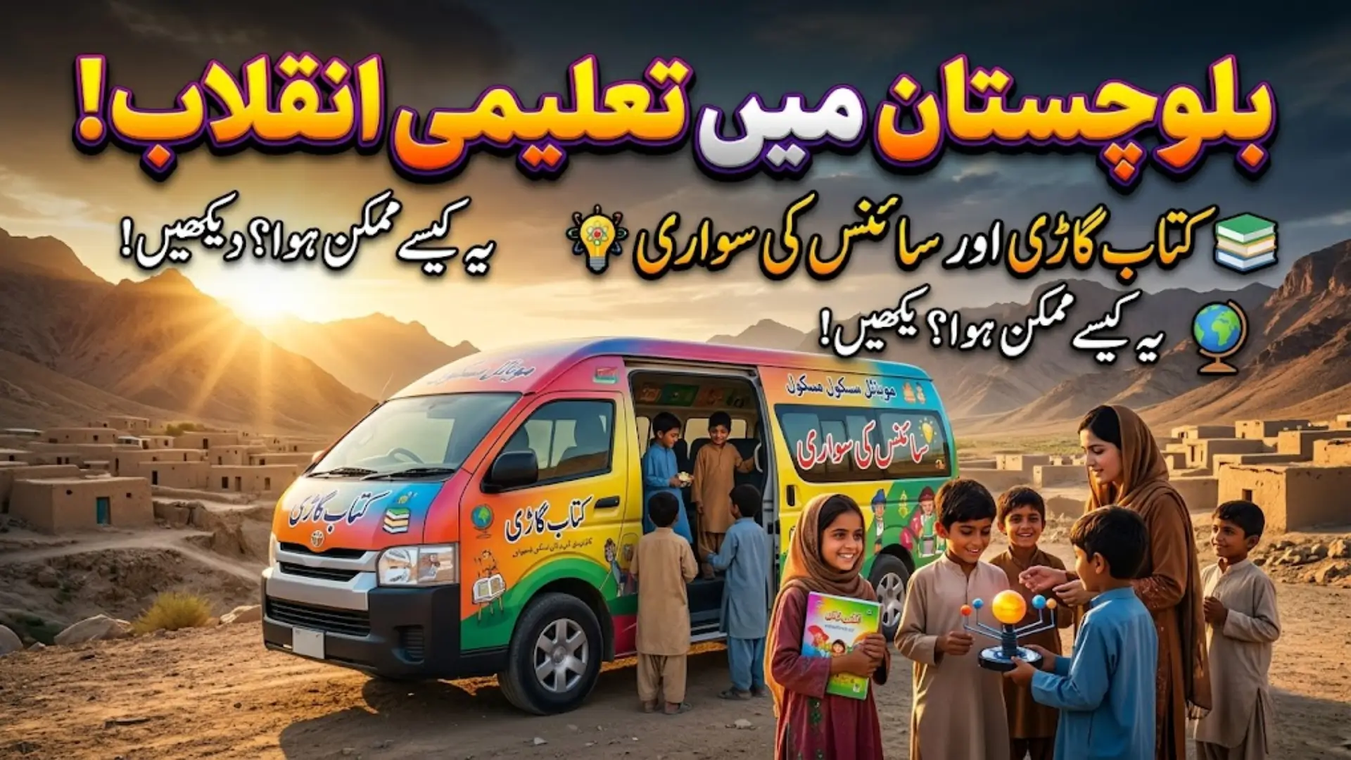 Mobile Education Initiatives in Balochistan: Kitab Gaari and Science Ki Sawari Transform Learning in Remote Areas