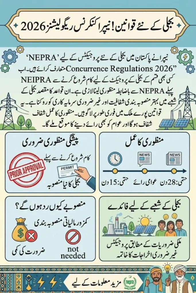 NEPRA Concurrence Regulations in Pakistan 2026 New Rules for Power Generation Approval